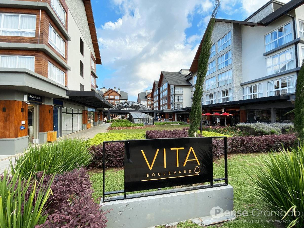 Apartamento 2 Suites - 650M Da Rua Coberta Gramado Exterior photo